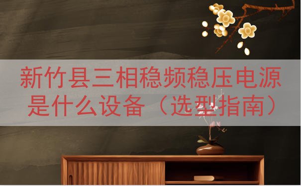 新竹县三相稳频稳压电源是什么设备（选型指南）